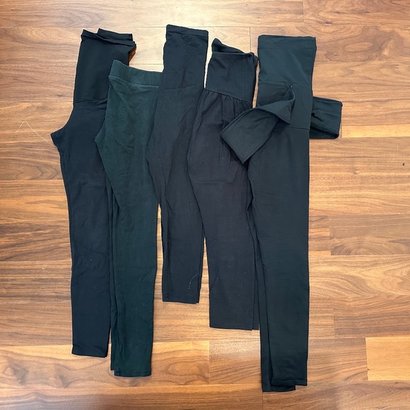 Black Maternity Pants/Leggings - Picture 1 of 1